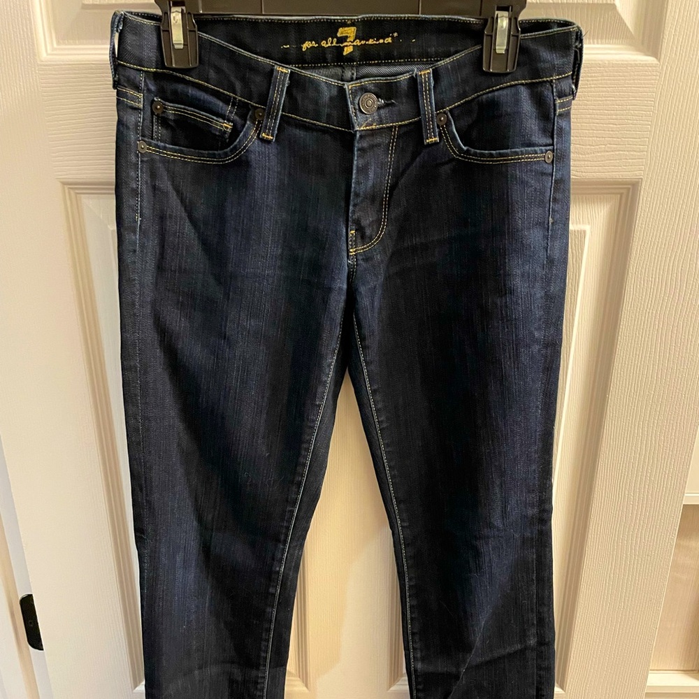 7 for all man kind Straight Leg Jeans size 27